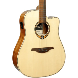 LAG Guitarra Acústica Dreadnought Cutaway A/E Tramontane 88 - Natural Abeto Engelmann Macizo Khaya Bronce Stage LAG Precio: 449.71344. SKU: B1BWPLNPDN