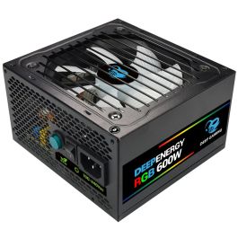 Coolbox Fuente Alimentación Deep Energy RGB600 600W 80 Plus Bronze RGB Semimodular PC Gaming