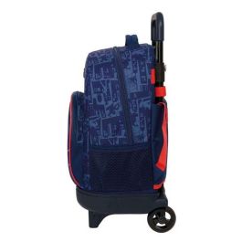 Safta Mochila Grande Spider-Man con Ruedas Compact Extraíble 33x45x22cm