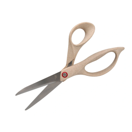 Liderpapel Tijera de Oficina Acero Inoxidable Mango Eco Fibra de Trigo 8' 21,5 cm en Blíster