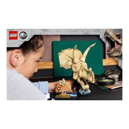 Lego Jurassic World 76969 Fósiles de dinosaurios: Cráneo de triceratops - Juego para niños de 9 años