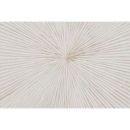 Decoracion Pared Moderno DKD Home Decor Blanco Rozado 3 x 89 x 89 cm