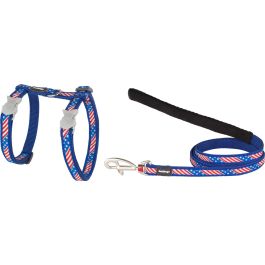 Red Dingo Correa Gato Rd Style Us Flag 12 mm, Arnés Ajustable para Gatos, Correa 1.2m, Nylon Precio: 16.89000038. SKU: B12H4LB9VC