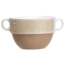 Home Deco Factory Taza Sopa 550 Ml Con 2 Asas De Cerámica