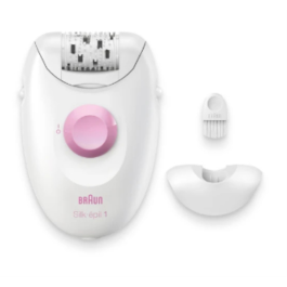 Braun 1-010 Depiladora Eléctrica Silk-épil 1, 20 Pinzas MicroGrip, 2 Velocidades, para Pelo Corto, Rosa y Blanco Precio: 34.50000037. SKU: B1FB6WC3SA