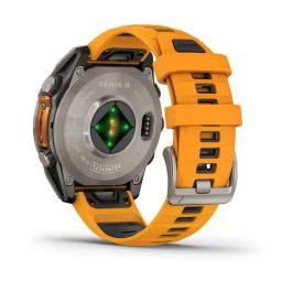 Smartwatch GARMIN Fénix 8 AMOLED Naranja 1,4" Ø 46 mm Ø 47 mm