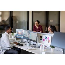 HP E24 G4 Monitor Full HD Ergonómico con HP Eye Ease para Cuidado Visual y Trabajo Confortable