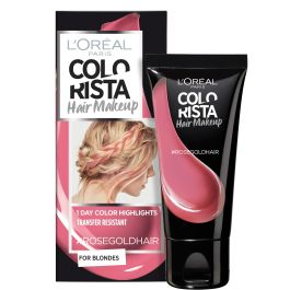 L'Oreal Paris, Colorista Hair Makeup, Tinte de cabello semipermanente,  #ROSEGOLDHAIR, 30 ml Precio: 13.89999963. SKU: B1CZMLKRN2
