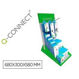 Q-Connect Regleta Expositor de Sobremesa para Enchufes Múltiples, 10 Unidades Surtidas, 680x300x580 mm Precio: 154.68999975. SKU: B14XAVH4KH