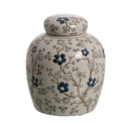 Tibor Blanco-Gris Porcelana Decoración 17 X 17 X 19 cm Precio: 43.4511. SKU: B1666BQM4D