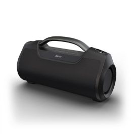 Hama Altavoz Soundbarrel Negro - Sonido Potente, Bluetooth 5.0, Resistente al Agua IPX6, Batería de 12h
