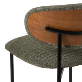 Silla Verde Tejido-Metal Salón 50 X 54 X 73,50 cm