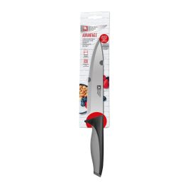 Richardson Sheffield Advantage Cuchillo de Cocina Acero Inoxidable Negro 20,5 cm, Set 6 Unidades, Mango Ergonómico, Apto Lavavajillas