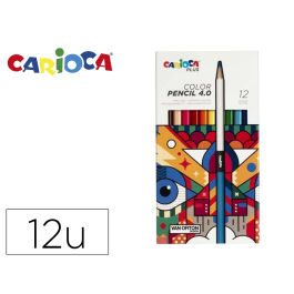 Carioca Lápices de Colores Plus 4.0 Caja de 12 Unidades Colores Surtidos Precio: 5.94999955. SKU: B14K9KQ8Y5