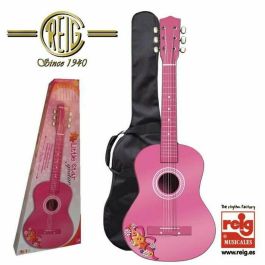 Guitarra madera 75cm. color rosa Guitarra madera 75cm. color rosa
