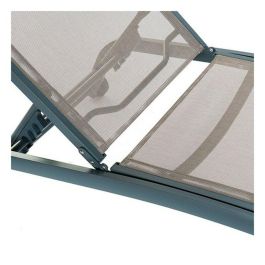 Tumbona Terraza Y Jardin DKD Home Decor Gris Oscuro 64 x 97 x 187.5 cm Tumbona Terraza Y Jardin DKD Home Decor Gris Oscuro 64 x 97 x 187.5 cm