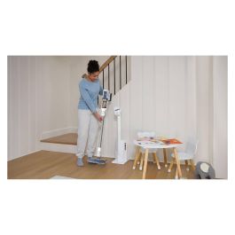 Shark BU3521EU Aspiradora escoba 2 en 1, Sin bolsa, Azul, Blanco, Plástico, Secar, Ciclónico