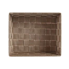Cesta de Tela Rectangular Sin Asas 24 cm Beige Kipit - 20x24x8 cm, Poliéster, 2.4L (24 Unidades) Cesta de Tela Rectangular Sin Asas 24 cm Beige Kipit - 20x24x8 cm, Poliéster, 2.4L (24 Unidades)
