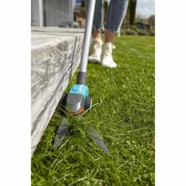 Gardena Tijeras cortacésped Comfort Long Reach Cuchillas 130mm antiadherentes, Ajustables 90°, Mango ergonómico y Ruedas grandes