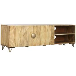 Mueble Tv Colonial DKD Home Decor Natural 40 x 50 x 160 cm Mueble Tv Colonial DKD Home Decor Natural 40 x 50 x 160 cm