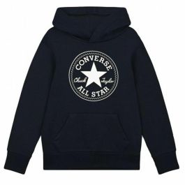 Sudadera con Capucha Niño Converse Ctp Negro