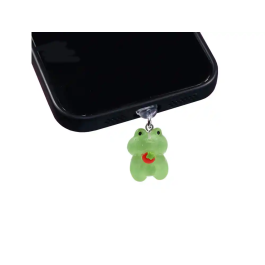 Wondee Mobile Charm Funny Frog Fresa Relámpago - Protector Decorativo para Puertos Type-C/Lightning, 25x10x20 mm Precio: 8.3732. SKU: B1C7A6MZPS