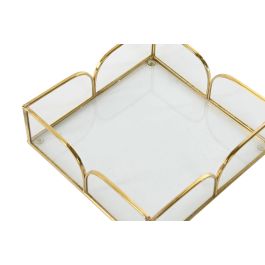 Joyero Glam DKD Home Decor Dorado 16 x 5.3 x 16 cm Joyero Glam DKD Home Decor Dorado 16 x 5.3 x 16 cm