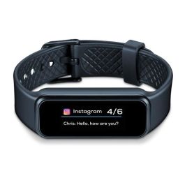 Beurer AS-99 Sensor de Actividad Física con Bluetooth y Monitor de Frecuencia Cardíaca, Notificaciones, Compatible con HealthManager