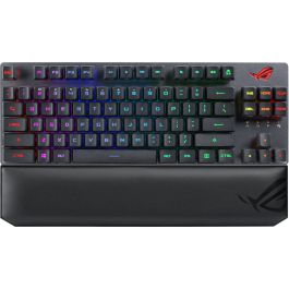 ASUS ROG STRIX SCOPE RX TKL DX Teclado Gaming Inalámbrico y Alámbrico AZERTY Francés Mecánico RGB Negro