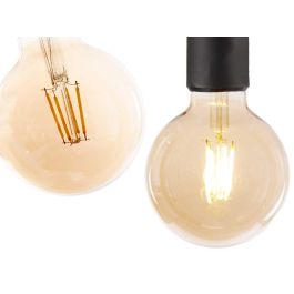 Bombilla LED Vintage 95mm Giftdecor - Cristal, Metal, Transparente, 4W, Luz Cálida, E27-E26 (12 Unidades) Bombilla LED Vintage 95mm Giftdecor - Cristal, Metal, Transparente, 4W, Luz Cálida, E27-E26 (12 Unidades)