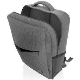 Aisens Mochila para Portátil de 17" Gris, Diseño Multifuncional con Compartimento Acolchado