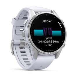 Garmin Fenix 8 Plata 43mm Reloj Inteligente AMOLED GPS 32GB 1.3"