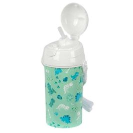 Botella de Agua Safta Dino Verde PVC 500 ml