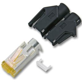 SECOMP 21059521 DRAKA Patchkabel Cat.6A (Class EA) S/FTP UC900 TM31 LSOH, Rojo, 2m