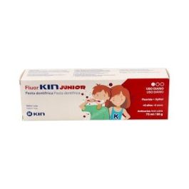 Kin FLUORKIN JUNIOR Pasta Dentífrica Sabor Cola Niños 6-12 Años, Anticaries, Remineraliza Esmalte, 1450 ppm F-, Sin Gluten, 75 ml Precio: 5.50000055. SKU: B15B4BLGYV