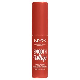 NYX PROFESSIONAL MAKE UP a64739 Smooth Whipe Labial Líquido Mate #Pushin' Cushion 4 ml - Ultra Pigmentado y Nutritivo