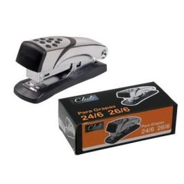 Office Club Grapadora Metálica Nº4 Para 20 Hojas Negro Precio: 3.50000002. SKU: B1FJMS34SV