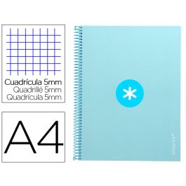 Cuaderno Espiral A4 Micro Antartik Tapa Forrada 80H 90 gr Cuadro 5 mm 1 Banda 4 Taladros Celeste Precio: 3.99000041. SKU: B1AS2XMQLB