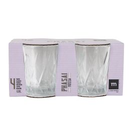 La Mediterranea Set 4 Vasos Chupito 63 ml Colección Phasai - Ø5x6 cm (24 Cajas)
