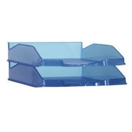 Archivo 2000 Bandeja Archivo 2000 Apilable 3 Posiciones Fondo Liso Formato A4 Folio 345x255x60 mm Lagoon Translúcido Precio: 1.79000019. SKU: B15GTKYPFT