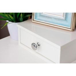 Rei mod. 760 - Blister con 4 pomos redondos para mueble en zamak acabado cromo brillo Ø25mm