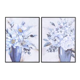 Cuadro Tradicional DKD Home Decor Azul Blanco 3.5 x 80 x 60 cm (2 Unidades) Precio: 97.90000011. SKU: S3042914