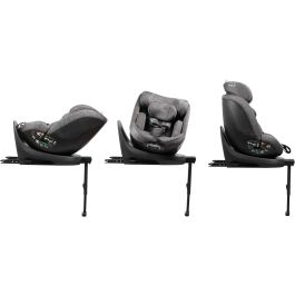 Babyauto Silla de Coche Magna Plus Grupo 0/1/2/3 BAB8435593702369 I-Size 40/125 cm Isofix Giratoria 360° Reclinable Gris