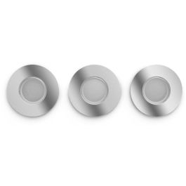 Philips Hue Adore Einbausp White Ambiance Foco Empotrable Redondo Plateado 3x350lm DS