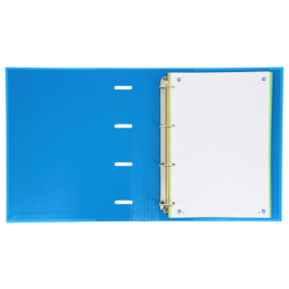 Oxford Europeanbinder Classic Carpeta de Anillas 4x35mm A4+ Recambio 100 Hojas con Goma Elástica y Lomo Ergonómico