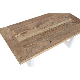 Mesa Centro Mediterraneo DKD Home Decor Blanco 60.5 x 45 x 121 cm Mesa Centro Mediterraneo DKD Home Decor Blanco 60.5 x 45 x 121 cm