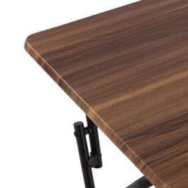 Versa Mesa Plegable 37.5x47.5x65.5 cm, Madera MDF y Metal Versa Mesa Plegable 37.5x47.5x65.5 cm, Madera MDF y Metal