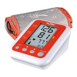 TENSIOMETRO SOLAC TE7800 TENSIOTEK - TENSIÓN / PULSO CARDIACO / ARRITMIAS - 2 USUARIOS X 60 MEDICIONES - 2XAA LR03 - ESTUCHE DE REGALO