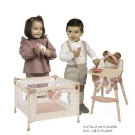 Decuevas Conjunto Trona Parque para Bebés y Niños, Edad recomendada 3+ años, Estructura de Metal, Plástico y Poliéster Decuevas Conjunto Trona Parque para Bebés y Niños, Edad recomendada 3+ años, Estructura de Metal, Plástico y Poliéster