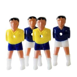Ociotrends Set 22 Jugadores de Fútbol Piernas Abiertas Brasil vs Francia - Material ABS, Edad +8 años, Requiere Montaje